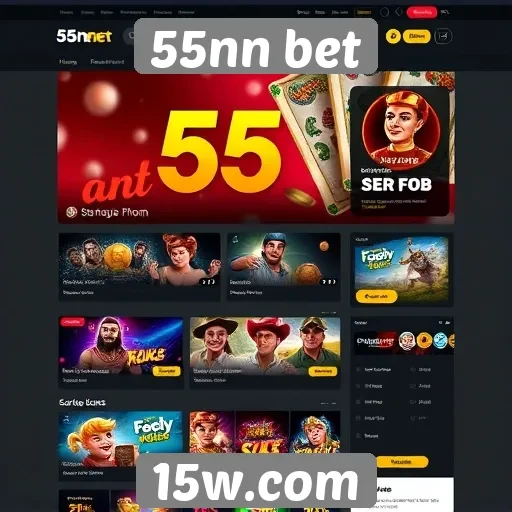 Acessibilidade e design do site 55nn bet